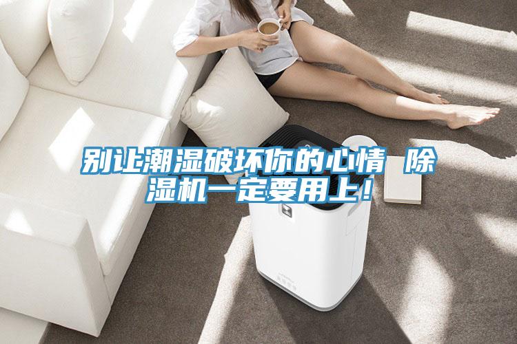 別讓潮濕破壞你的心情 除濕機一定要用上！