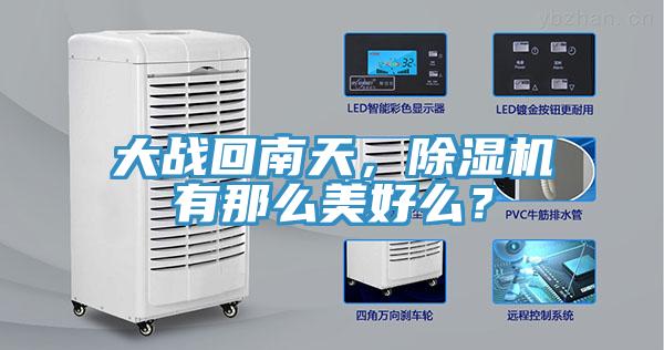 大戰(zhàn)回南天，除濕機有那么美好么？