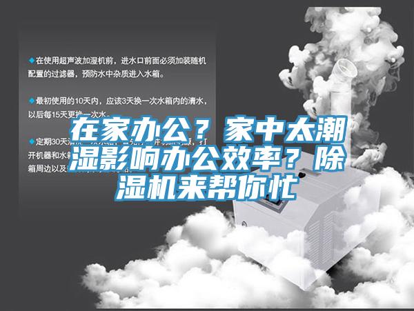 在家辦公？家中太潮濕影響辦公效率？除濕機來幫你忙