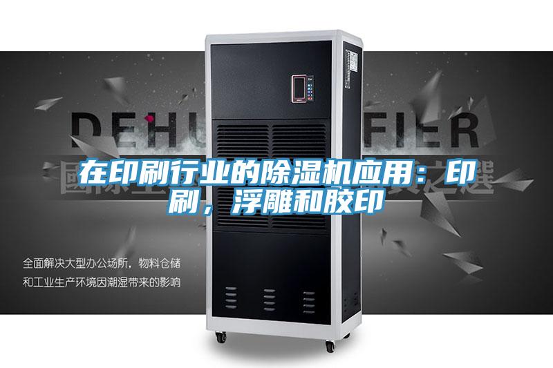 在印刷行業(yè)的除濕機應用：印刷，浮雕和膠印