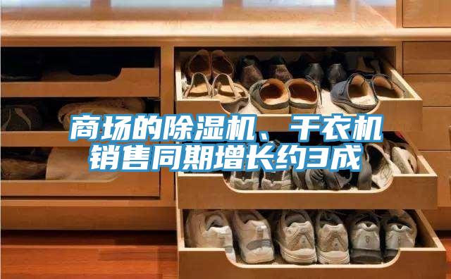 商場(chǎng)的除濕機(jī)、干衣機(jī)銷售同期增長(zhǎng)約3成