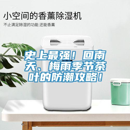 史上最強(qiáng)！回南天、梅雨季節(jié)茶葉的防潮攻略！