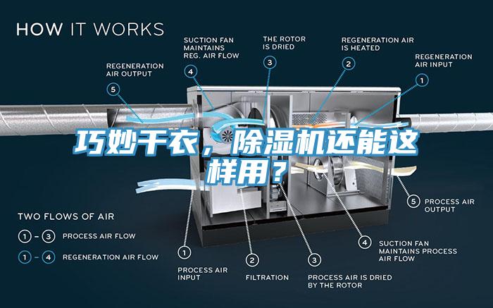 巧妙干衣，除濕機還能這樣用？