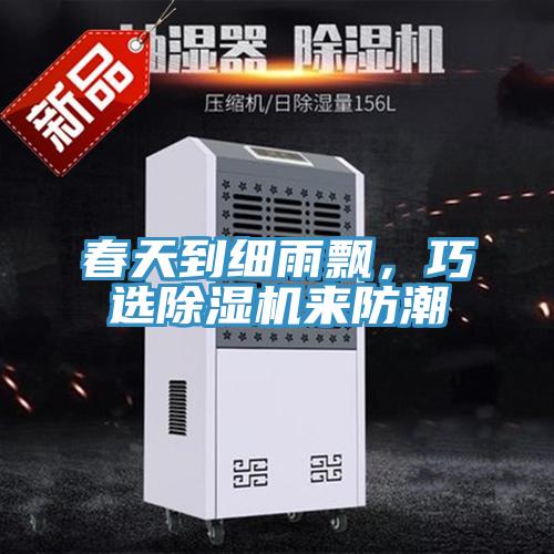 春天到細雨飄，巧選除濕機來防潮