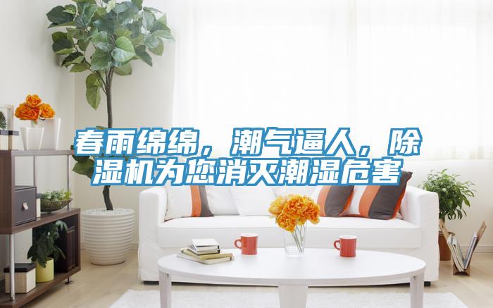 春雨綿綿，潮氣逼人，除濕機(jī)為您消滅潮濕危害