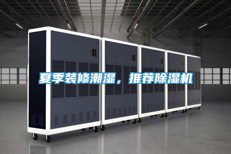夏季裝修潮濕，推薦除濕機