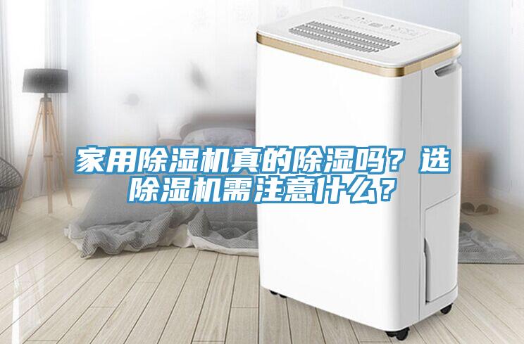 家用除濕機真的除濕嗎？選除濕機需注意什么？