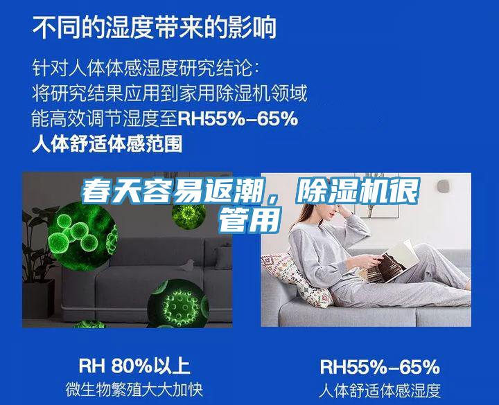 春天容易返潮，除濕機很管用