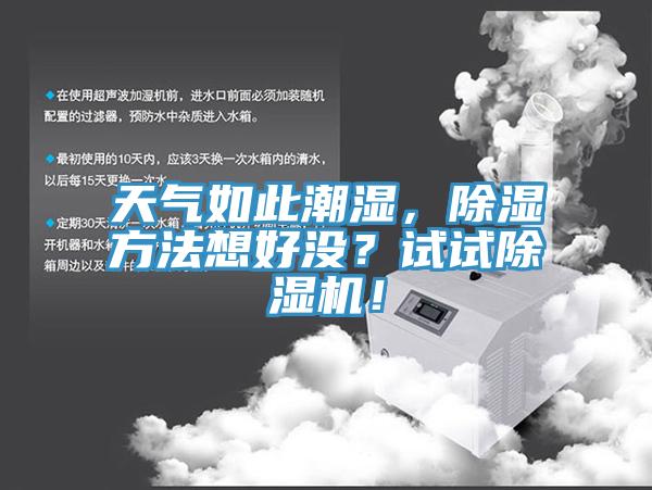 天氣如此潮濕，除濕方法想好沒(méi)？試試除濕機(jī)！