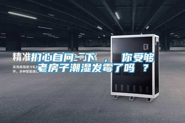 捫心自問一下 ， 你受夠老房子潮濕發(fā)霉了嗎 ？