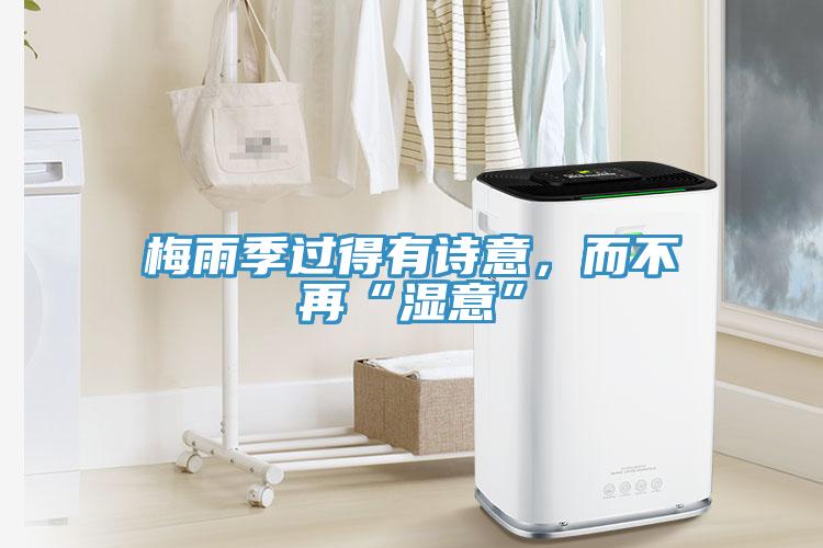 梅雨季過得有詩意，而不再“濕意”