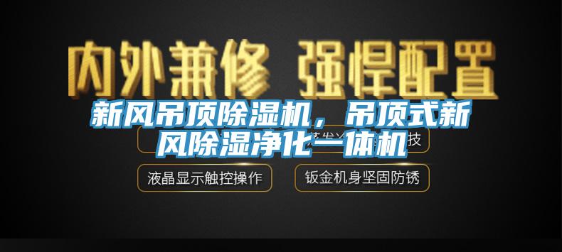 新風吊頂除濕機，吊頂式新風除濕凈化一體機