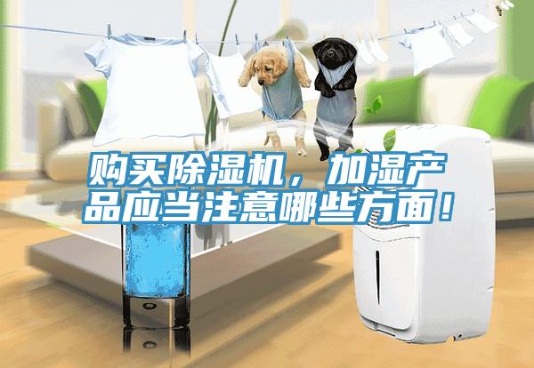 購買除濕機，加濕產(chǎn)品應(yīng)當(dāng)注意哪些方面！