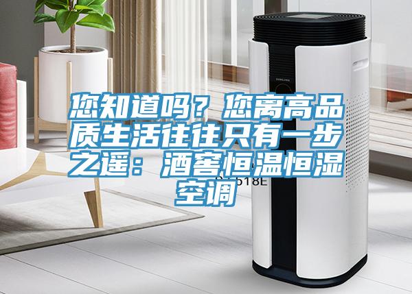 您知道嗎？您離高品質(zhì)生活往往只有一步之遙：酒窖恒溫恒濕空調(diào)