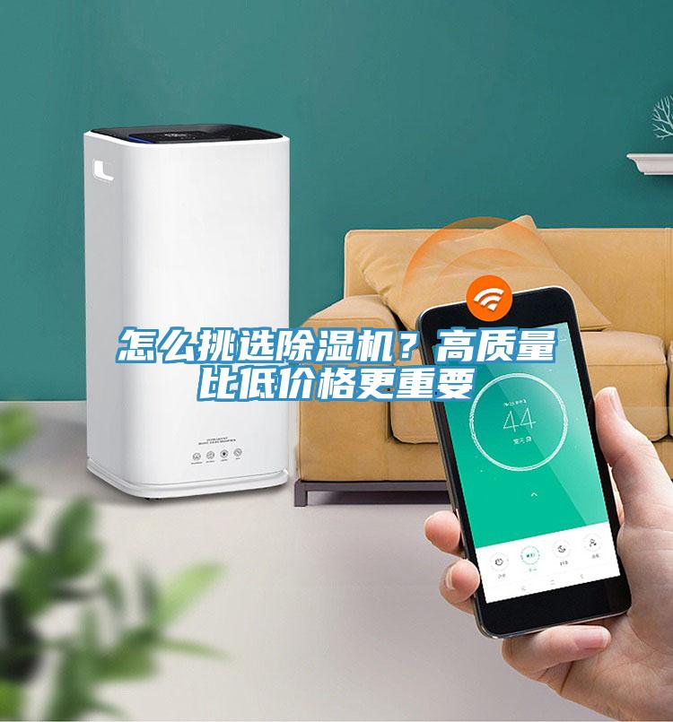 怎么挑選除濕機？高質量比低價格更重要