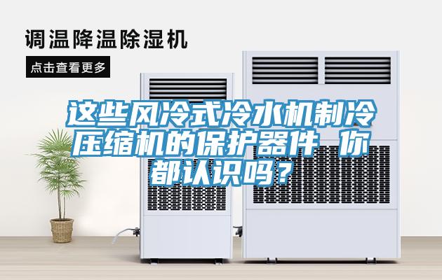 這些風(fēng)冷式冷水機制冷壓縮機的保護器件 你都認(rèn)識嗎？
