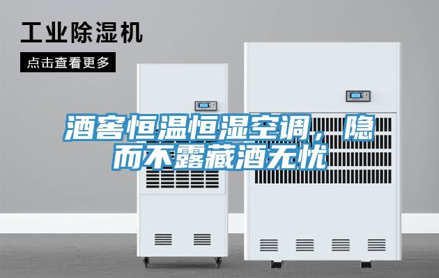 酒窖恒溫恒濕空調，隱而不露藏酒無憂