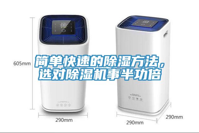 簡單快速的除濕方法，選對除濕機事半功倍