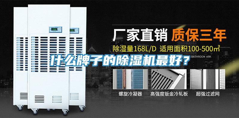 什么牌子的除濕機最好？