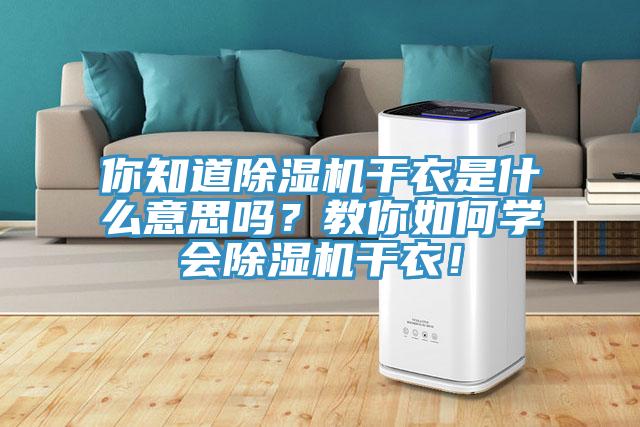 你知道除濕機(jī)干衣是什么意思嗎？教你如何學(xué)會(huì)除濕機(jī)干衣！