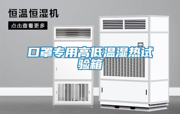 口罩專(zhuān)用高低溫濕熱試驗(yàn)箱