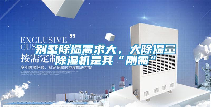 別墅除濕需求大，大除濕量除濕機是其“剛需”
