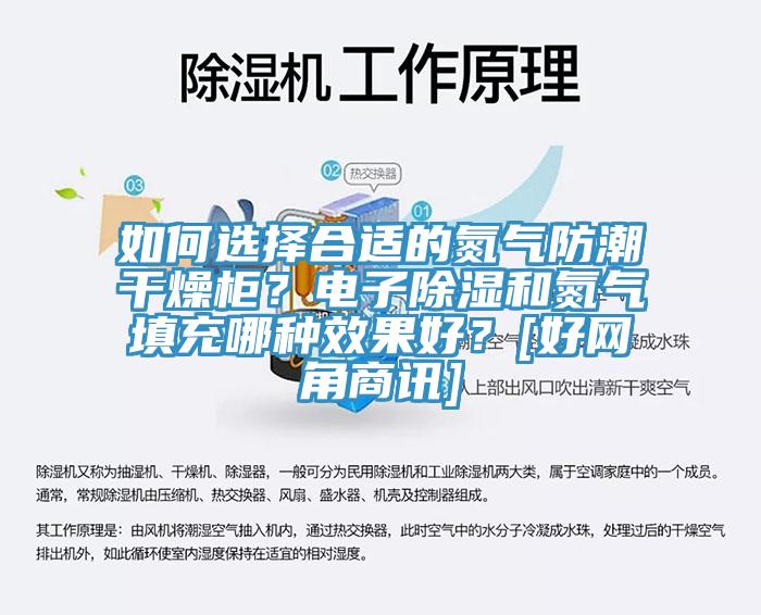 如何選擇合適的氮氣防潮干燥柜？電子除濕和氮氣填充哪種效果好？[好網角商訊]