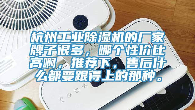 杭州工業除濕機的廠家牌子很多，哪個性價比高啊，推薦下，售后什么都要跟得上的那種。