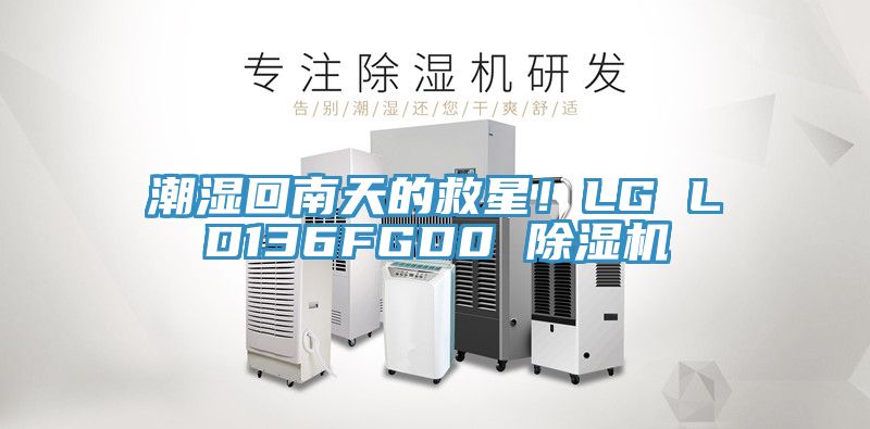 潮濕回南天的救星！LG LD136FGD0 除濕機