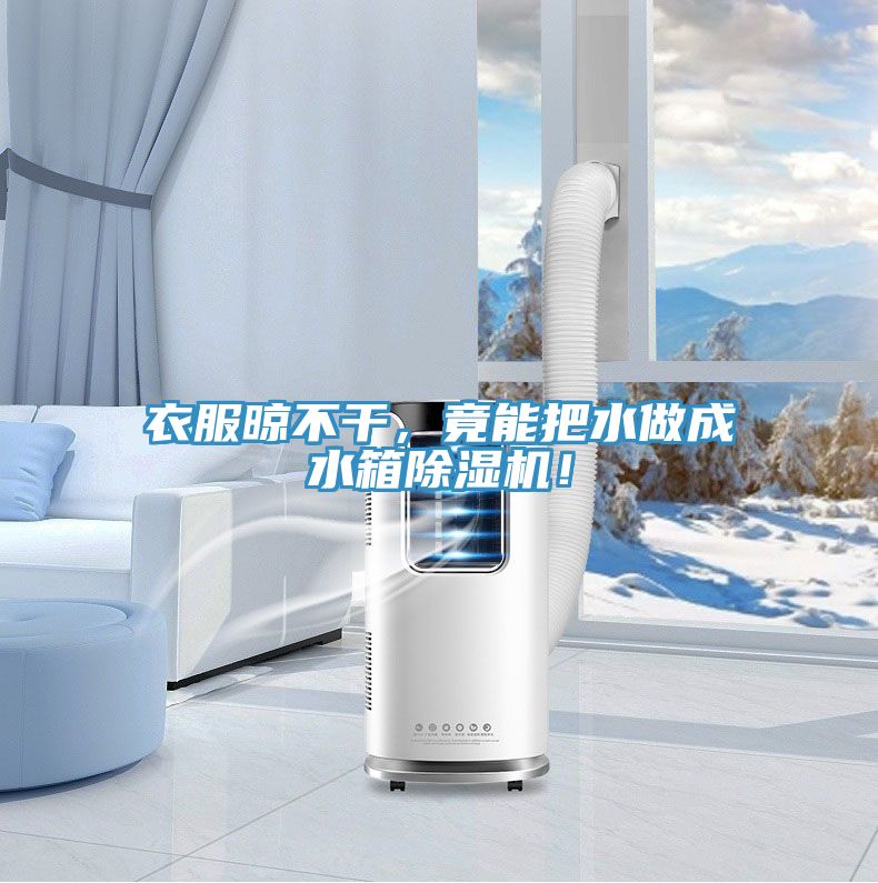 衣服晾不干，竟能把水做成水箱除濕機(jī)！
