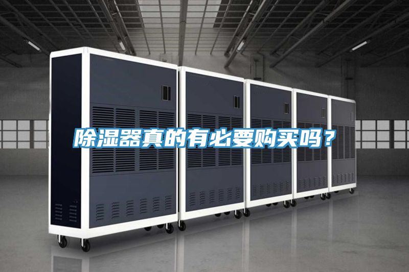 除濕器真的有必要購買嗎？