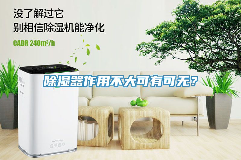 除濕器作用不大可有可無？