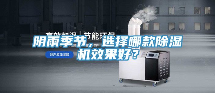 陰雨季節，選擇哪款除濕機效果好？