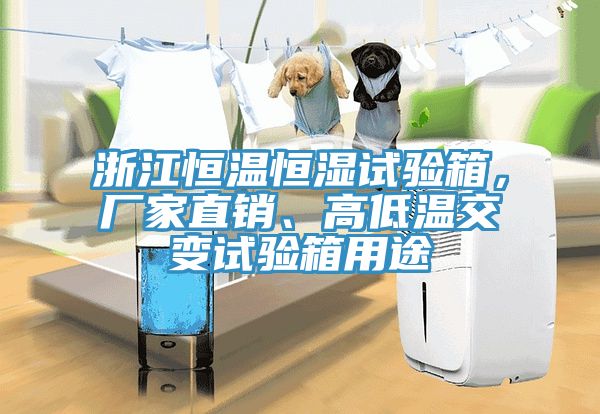 浙江恒溫恒濕試驗箱，廠家直銷、高低溫交變試驗箱用途