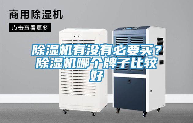 除濕機(jī)有沒有必要買？除濕機(jī)哪個(gè)牌子比較好